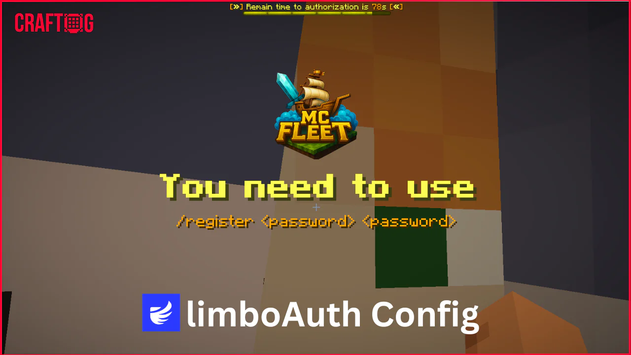 LimboAuth Login Plugin Setup | Velocity Login System Like MCFleet Minecraft Server