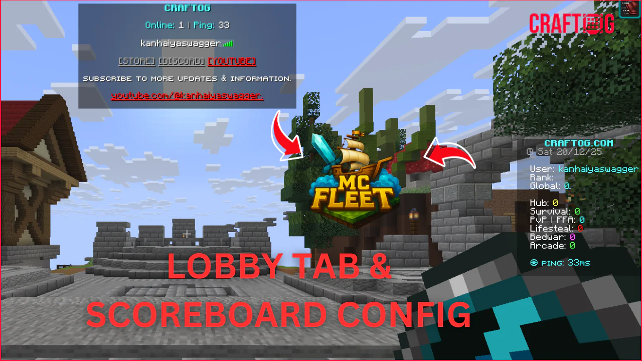 MCFleet Server Like TAB & SCOREBOARD Config