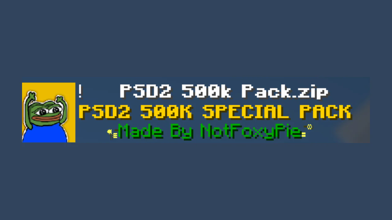 PSD2 500K Special Minecraft Pack